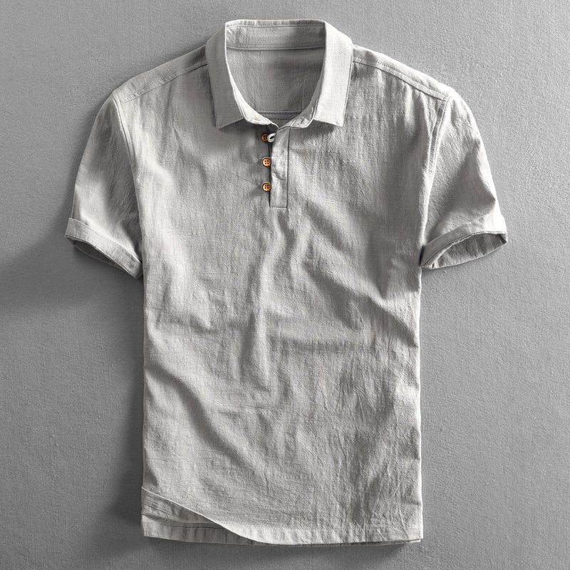 Camisa Polo Lino Fresca