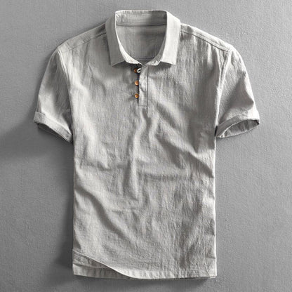 Camisa Polo Lino Fresca