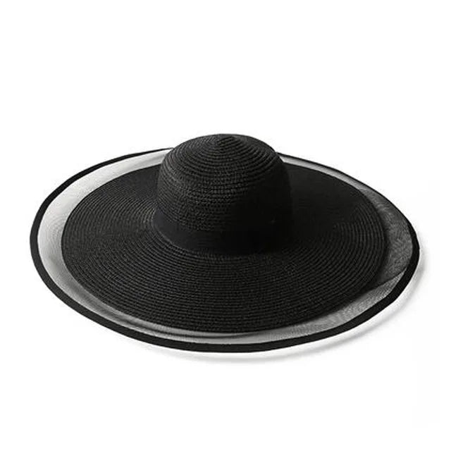 Sombrero Paja Clásico Ala Ancha Estilo Moda