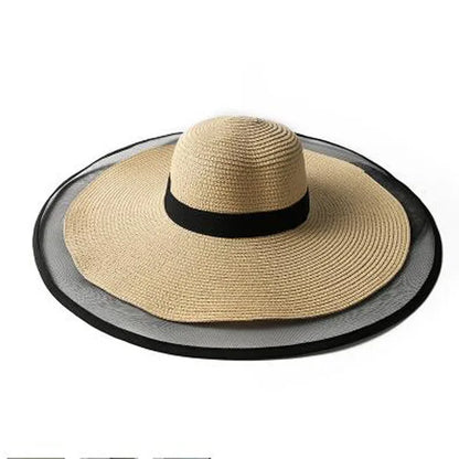 Sombrero Paja Clásico Ala Ancha Estilo Moda