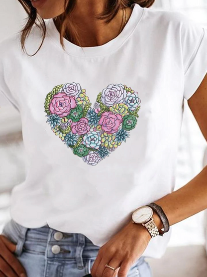 Camiseta Estilo Verano Diseño Colorido