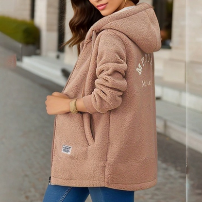 Chaqueta Mujer Forro Polar Abrigada y Elegante