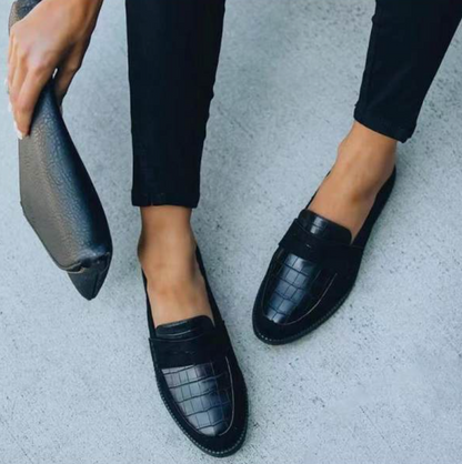 Mocasines Mujer Estampado Exótico Elegantes