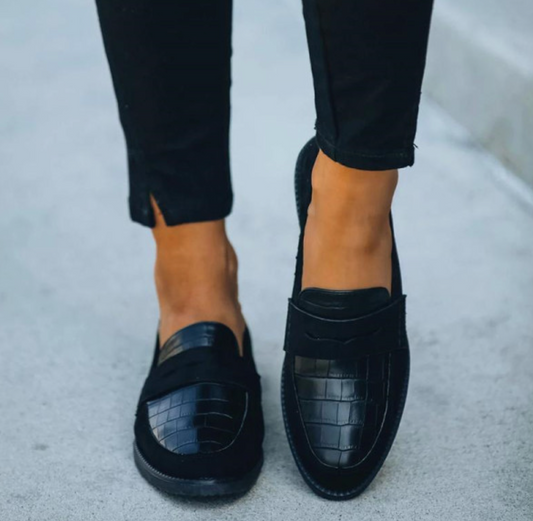 Mocasines Mujer Estampado Exótico Elegantes - Vestiria