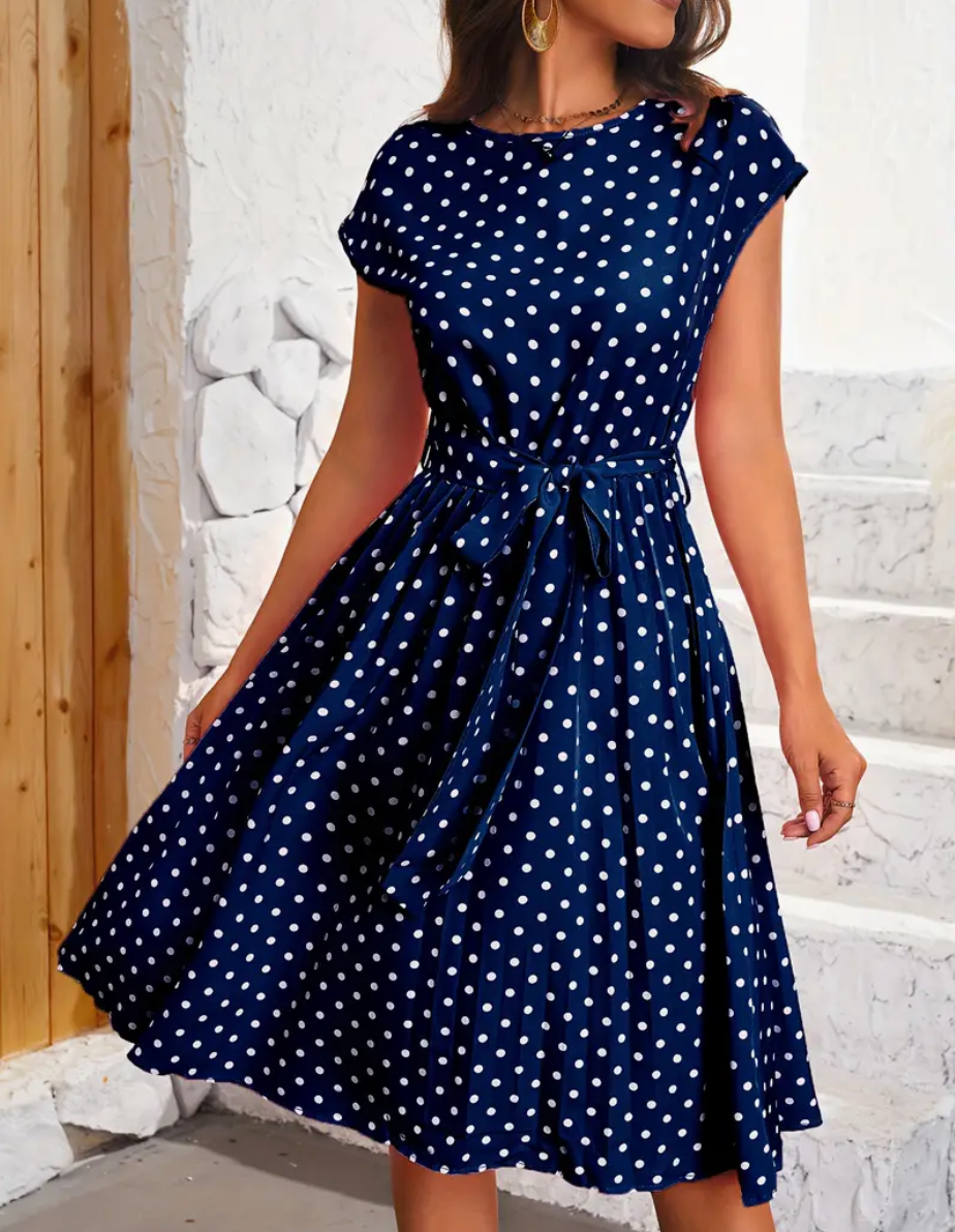 Vestido Florales Estilo Clásico Primavera