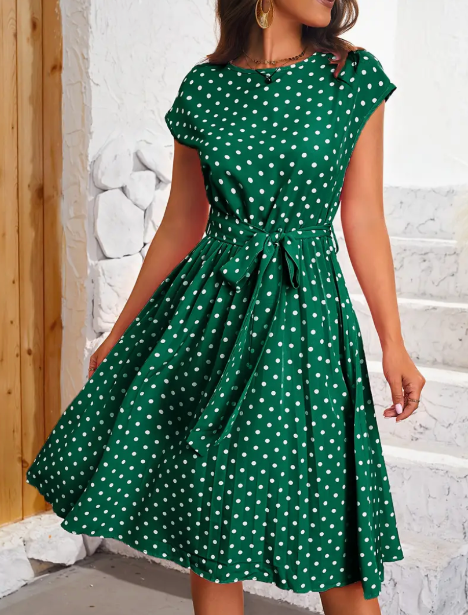 Vestido Florales Estilo Clásico Primavera