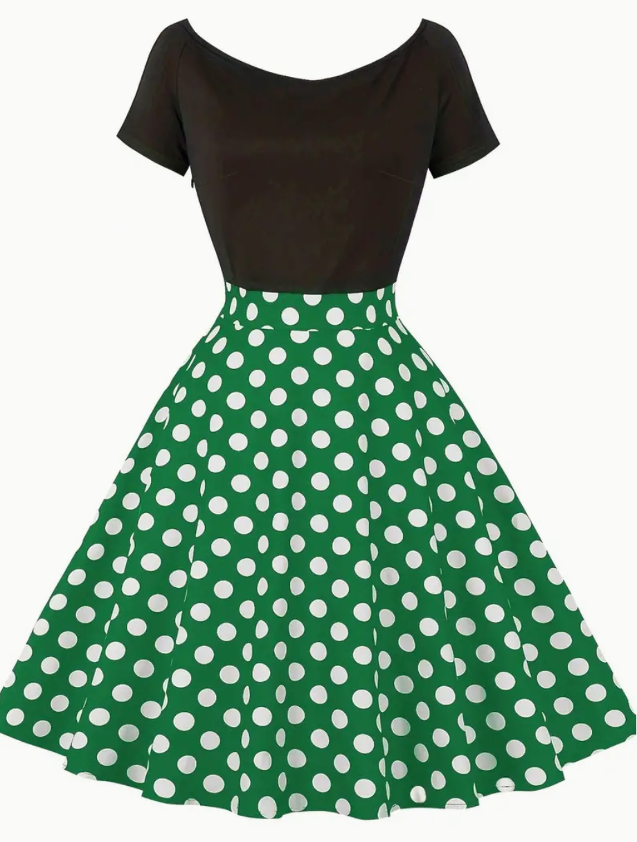 Vestido Floral Estilo Clásico Verano
