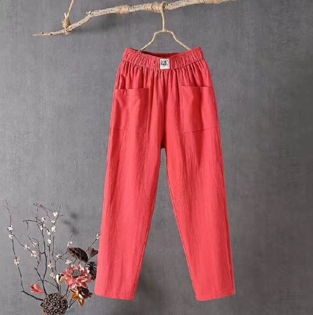 Pantalón Lino Elástico Comfy
