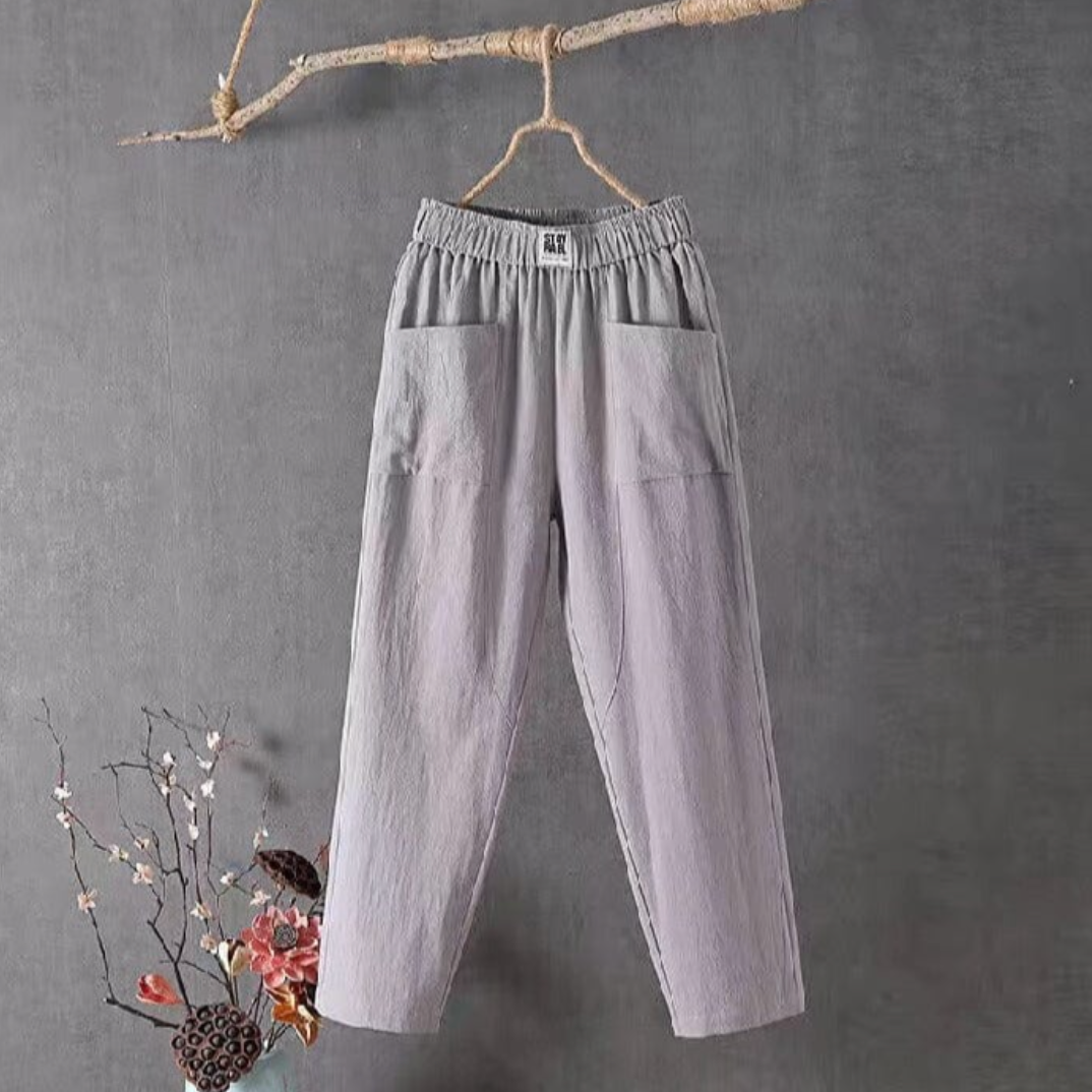 Pantalón Lino Elástico Comfy