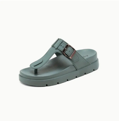 Chanclas cómodas de un solo color