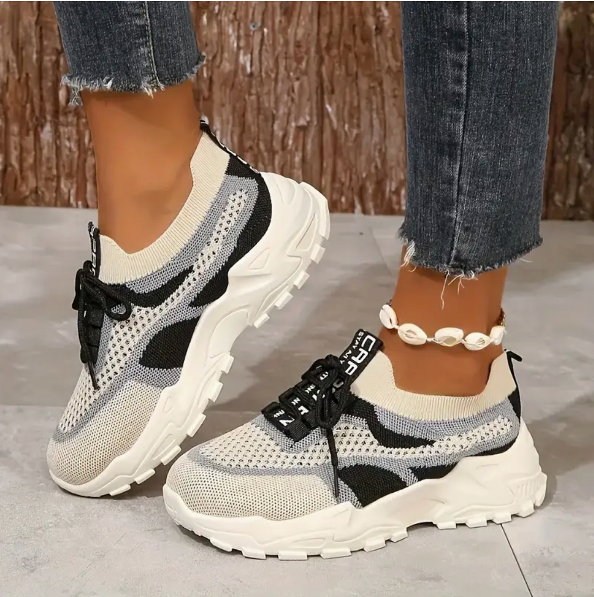 Zapatillas Mujer Plataforma Deportivas Transpirables - Vestiria