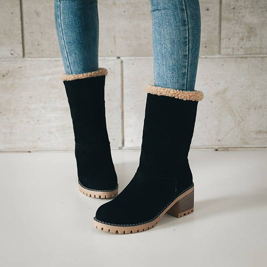 Botas Mujer Invierno Tacón Alto Caliente - Vestiria
