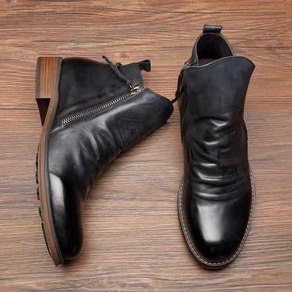 Botas Invierno Hombre Cremallera Impermeable