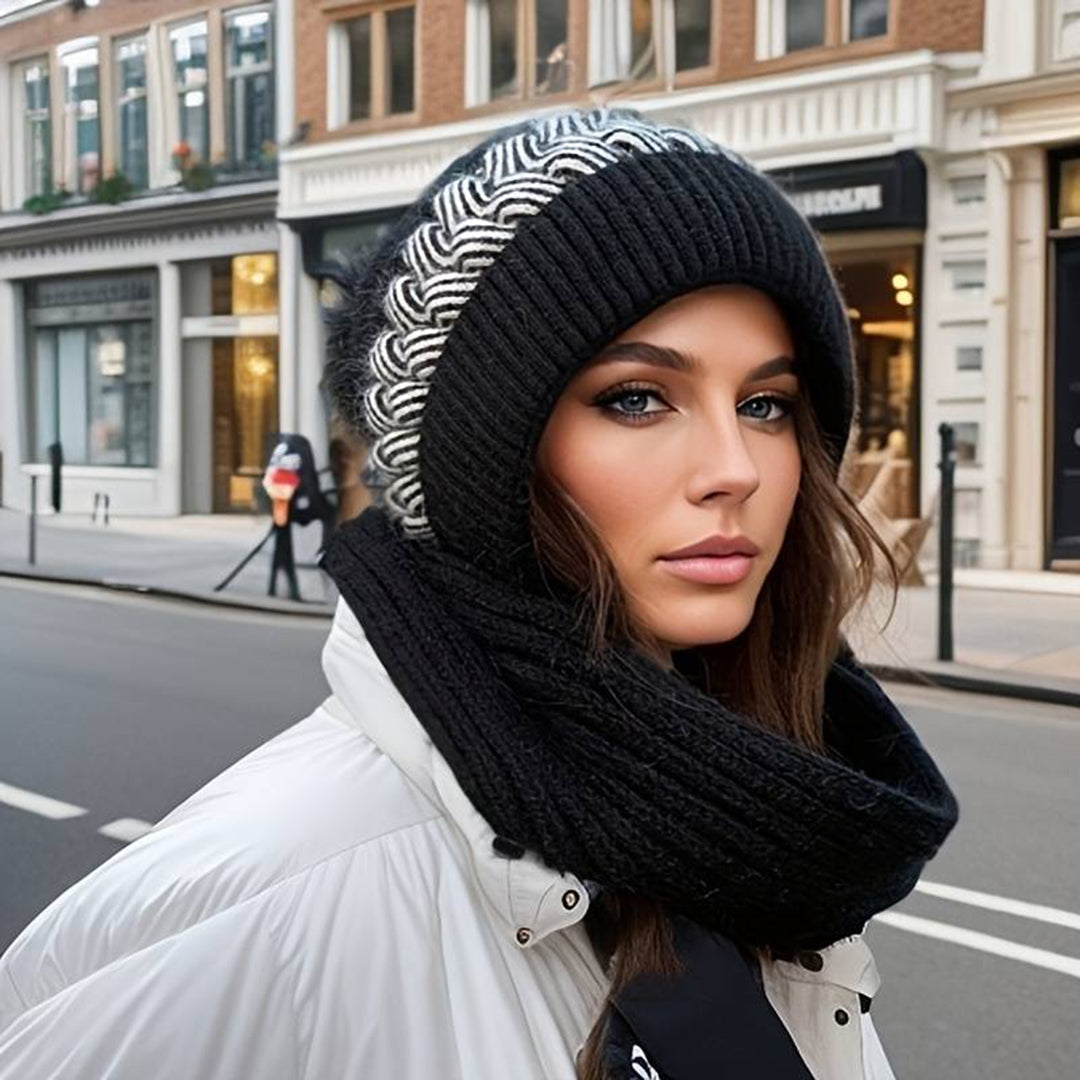 Gorro y Bufanda Mujer Invierno Acogedora