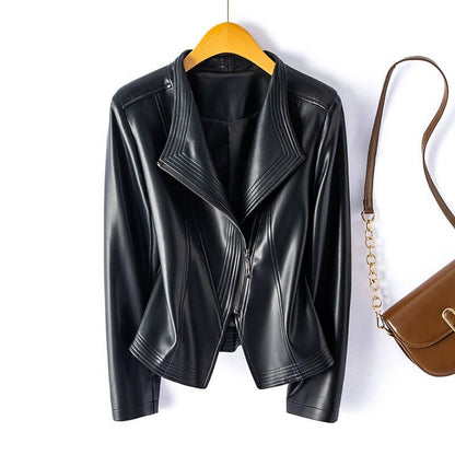 Chaquetón Mujer Piel Sintética Elegante