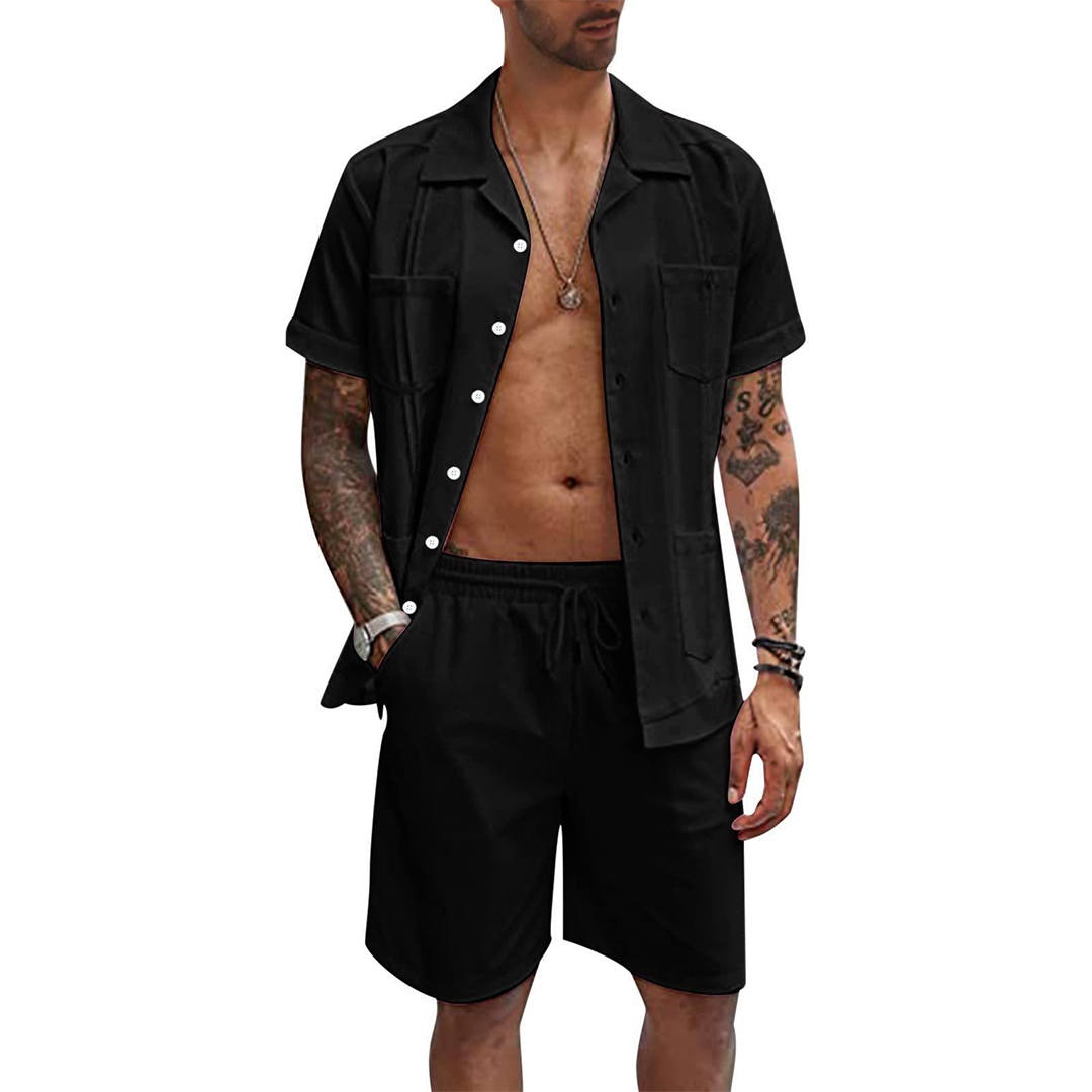 Conjunto Camisa Pantalón Corto Verano - Vestiria