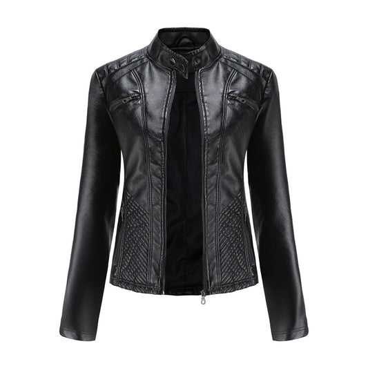 Chaqueta Cuero Mujer Estilo Rebelde - Vestiria