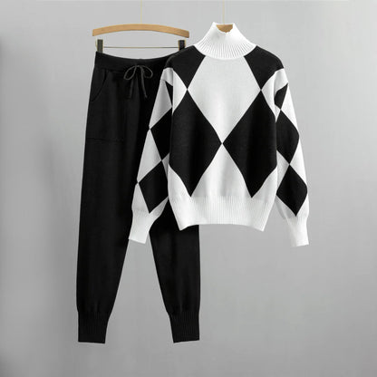 Conjunto Jersey y Pantalón Abrigado Invierno