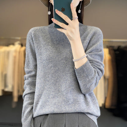 Sudadera Cuello Alto Suave Mezcla