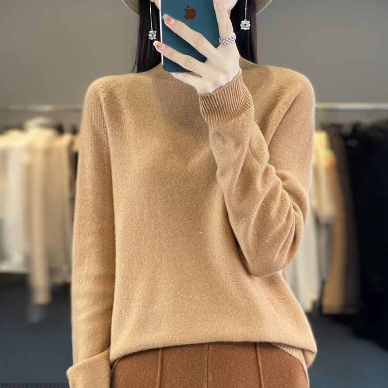 Sudadera Cuello Alto Suave Mezcla