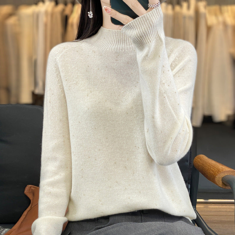 Sudadera Cuello Alto Suave Mezcla - Vestiria