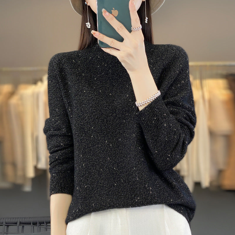 Sudadera Cuello Alto Suave Mezcla