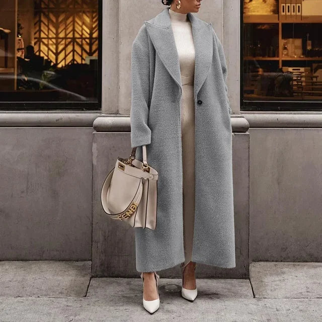 Chaquetón Mujer Largo y Elegante Abrigo Invierno