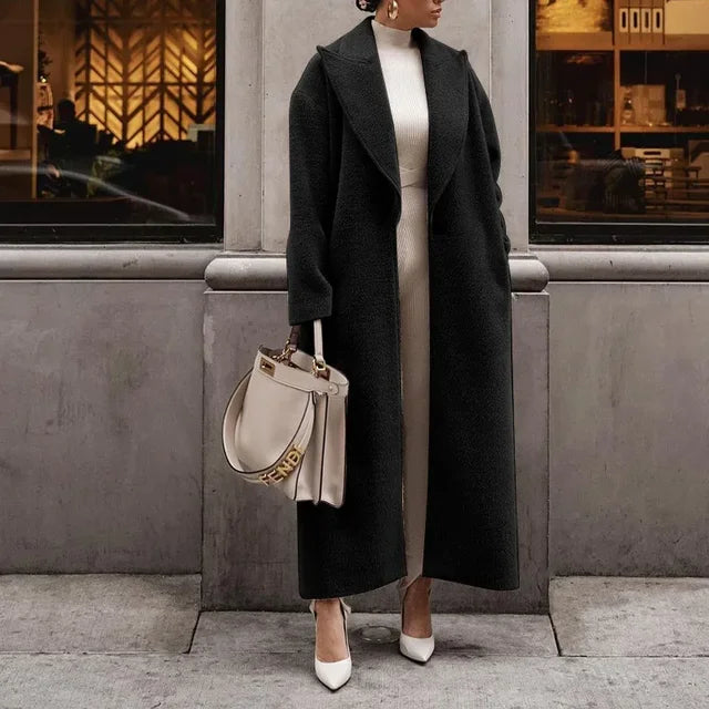 Chaquetón Mujer Largo y Elegante Abrigo Invierno - Vestiria