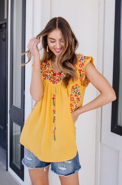 Blusa Flor Elegante