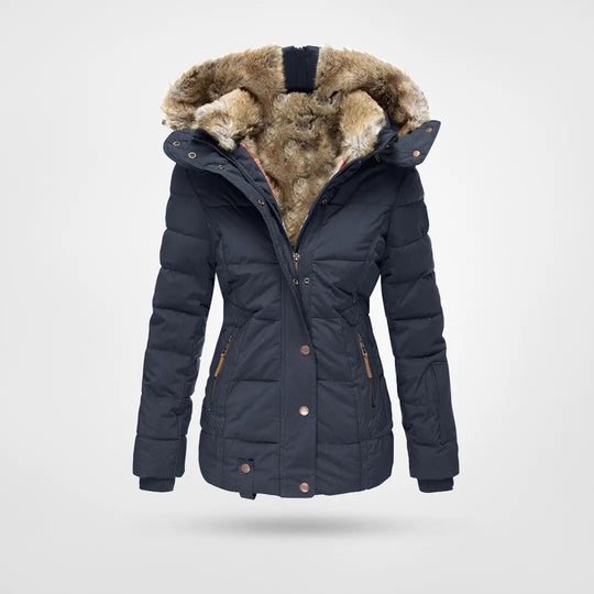 Abrigo Invierno Acolchado Mujer Cálido