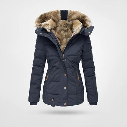 Abrigo Invierno Acolchado Mujer Cálido