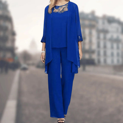 Conjunto de tres piezas Chic y Elegante