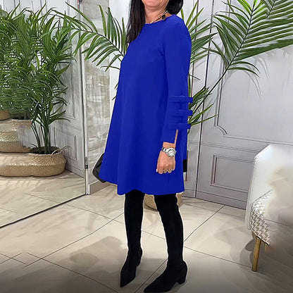 Vestido Mujer Manga Larga Cómodo