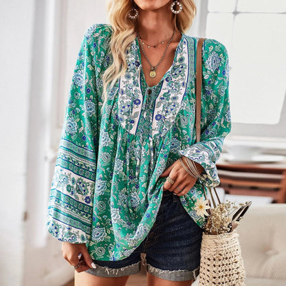 Blusa Florales Ligera y Elegante