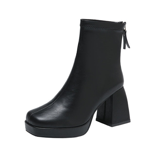 Botas Glamour Plataforma Mujer Alta y Elegantes