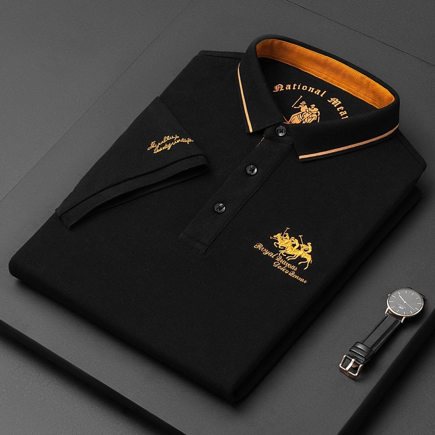 Camisa Polo Clásica Hombre Bordada - Vestiria