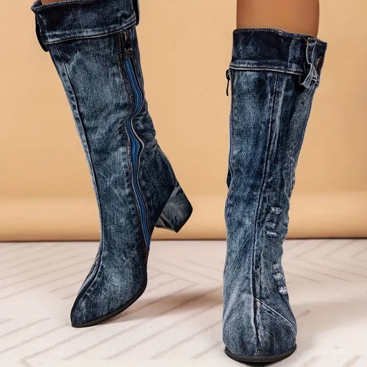 Botas Mujer Comodas Tobillo Alto - Vestiria