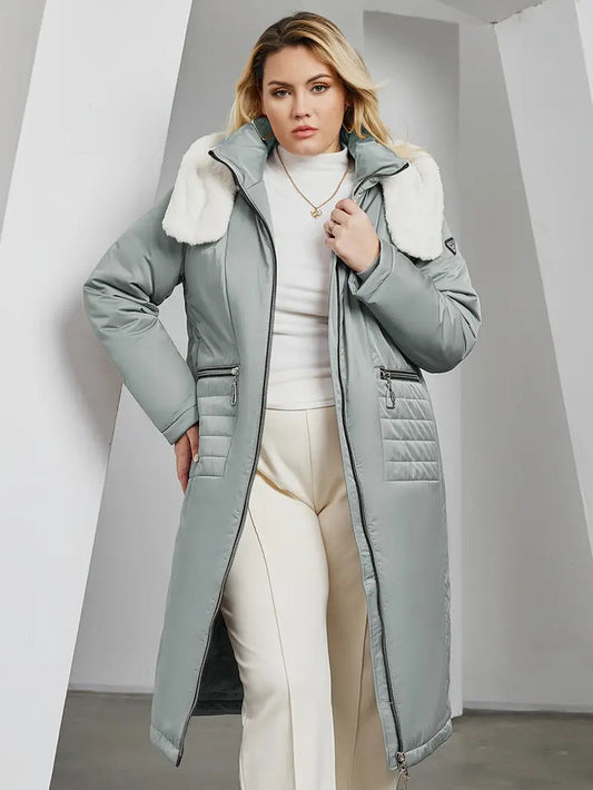 Abrigo Mujer Grande Invierno Cálido - Vestiria