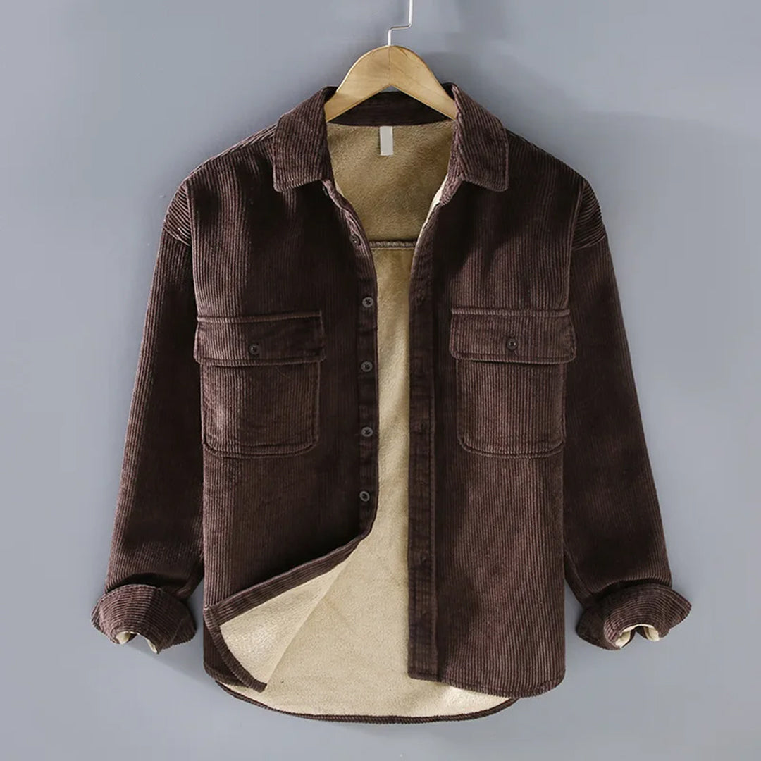 Chaqueta Hombre Invierno Abotonada Clásica