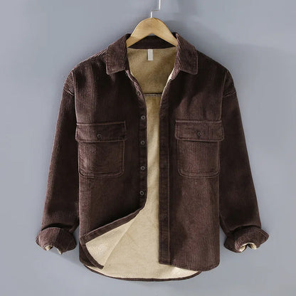 Chaqueta Hombre Invierno Abotonada Clásica