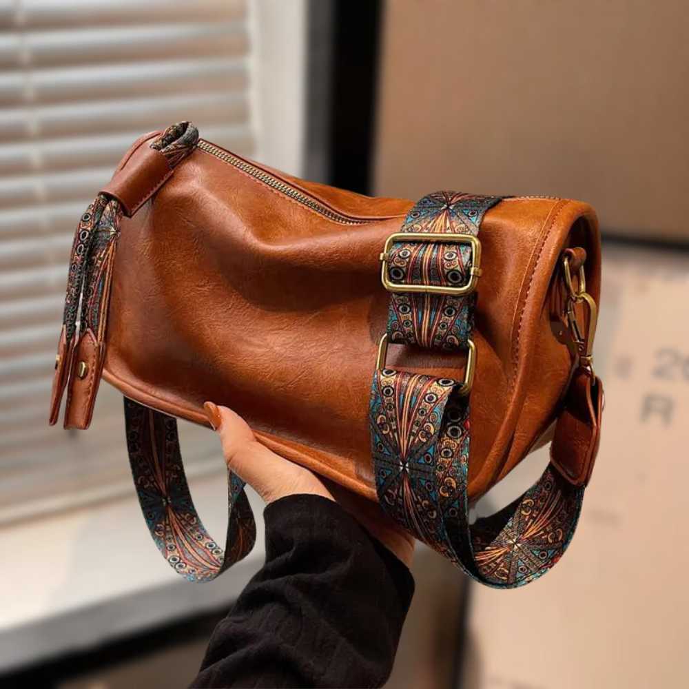 Bolso bandolera elegante mujer grande interior
