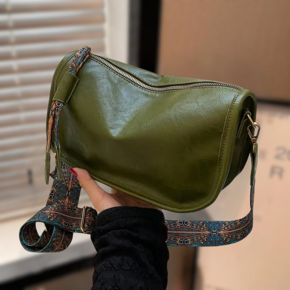 Bolso bandolera elegante mujer grande interior