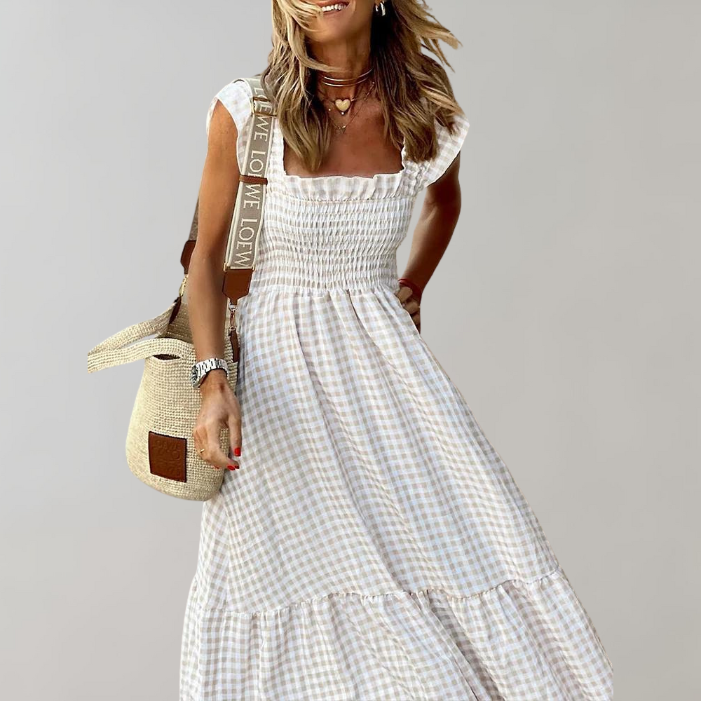 Vestido Estilo Vintage Verano Floral - Vestiria