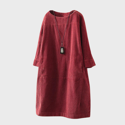 Vestido Pana Mujer Invierno
