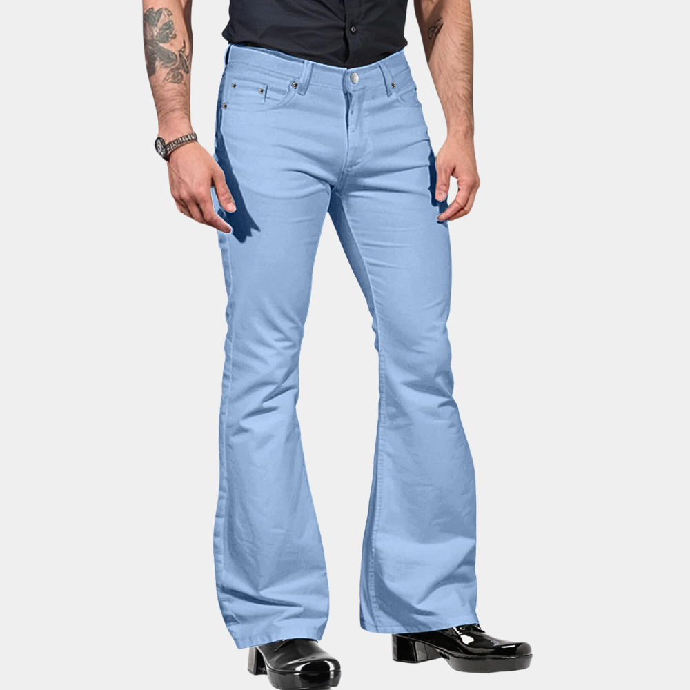 Pantalones Anchos Clásicos Hombre