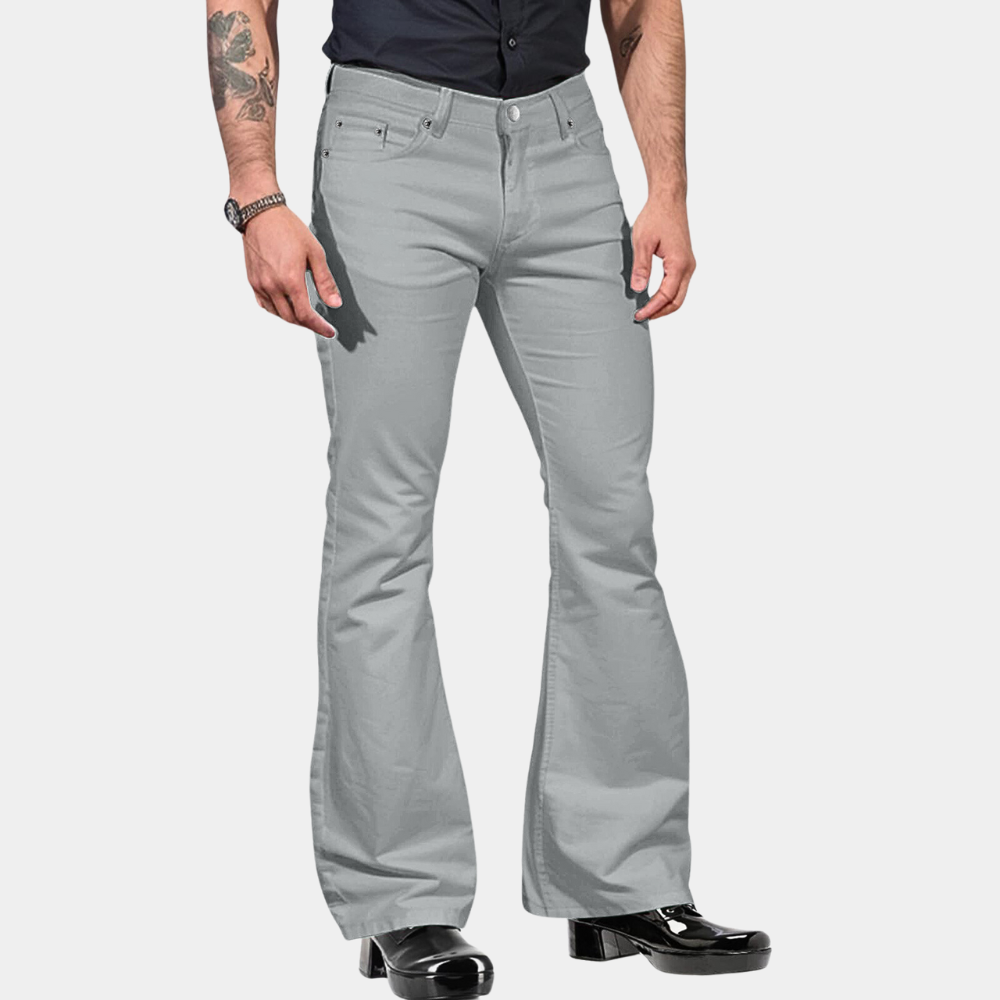 Pantalones Anchos Clásicos Hombre