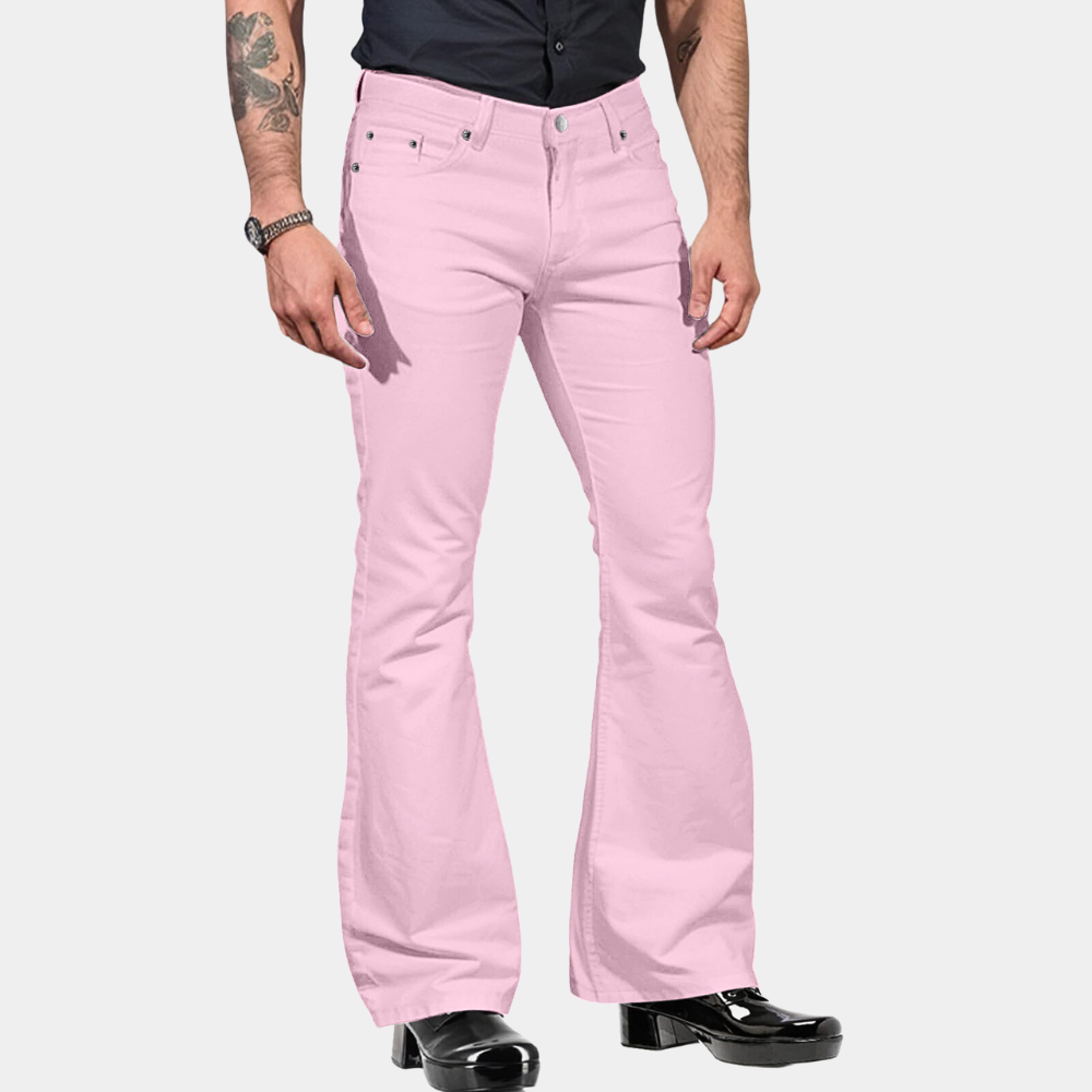 Pantalones Anchos Clásicos Hombre