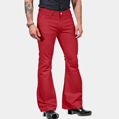 Pantalones Anchos Clásicos Hombre
