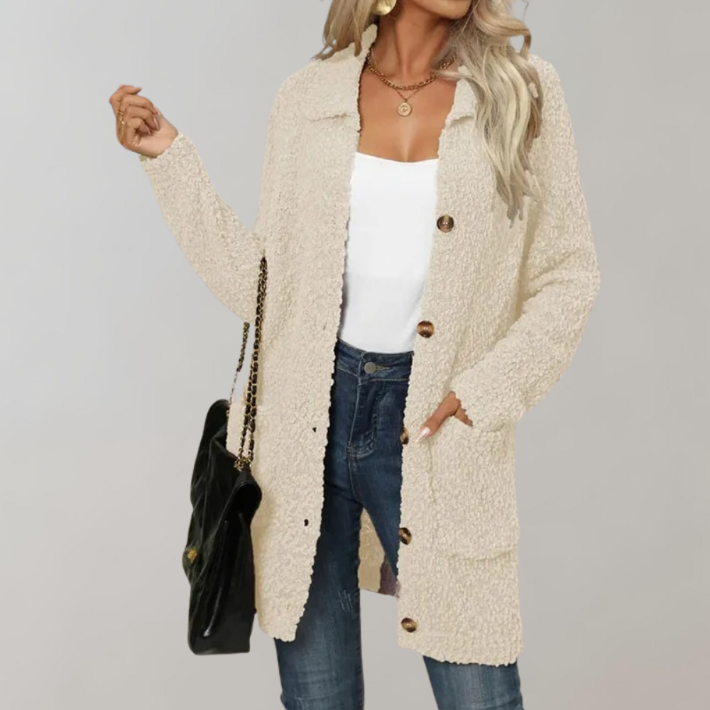Chaleco Mujer Bolsillos Corte Ajustado Elegante - Vestiria