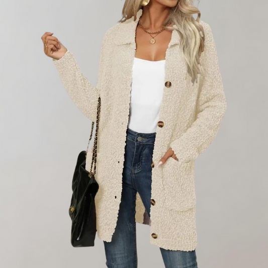 Chaleco Mujer Bolsillos Corte Ajustado Elegante - Vestiria